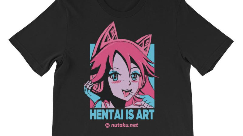 Image du t-shirt populaire « Hentai is Art »